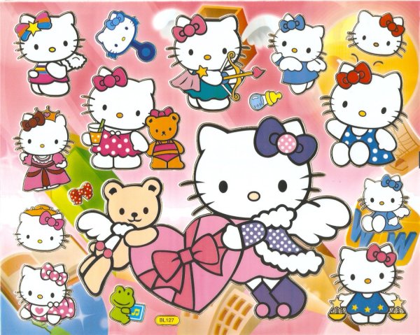#Hellokitty наклейки