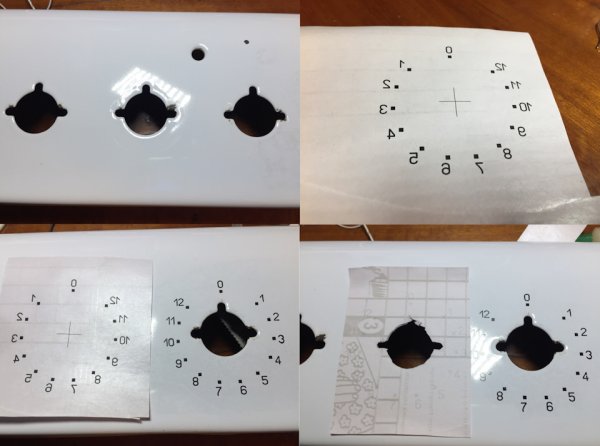 Наклейки на передняя панель на плиту Индезит k3g1/fr