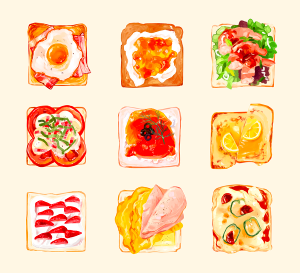 Акварельные Стикеры