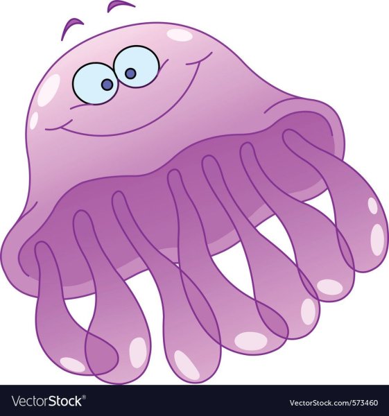 Медуза мультяшная