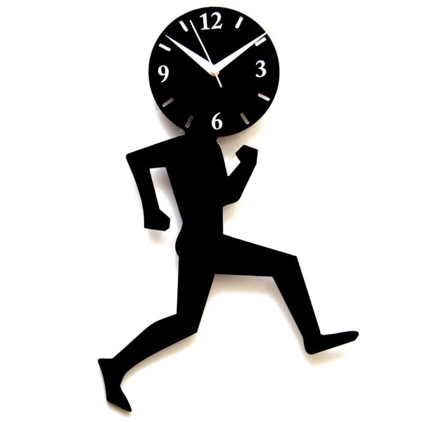 Часы настенные бег