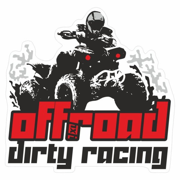 Наклейка квадроцикла на автомобиль