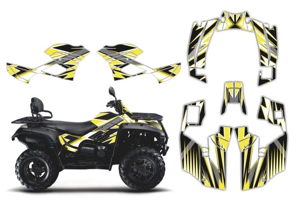 Наклейки на квадроцикл Alien-2