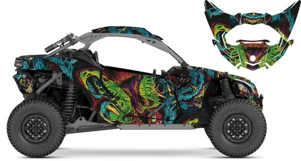 Наклейки на квадроцикл Yamaha Grizzly 700