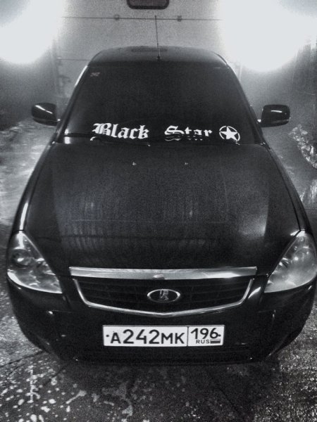 Надписи на заднее стекло автомобиля ВАЗ