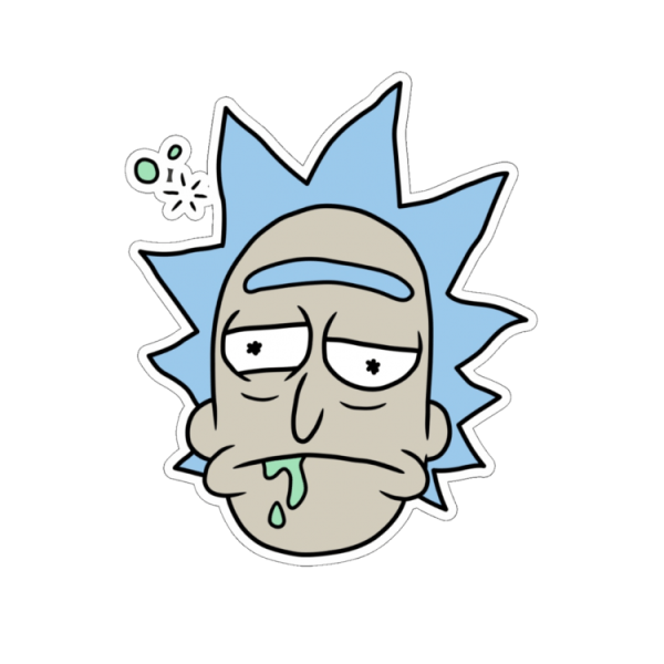 Рик и Морти голова Рика