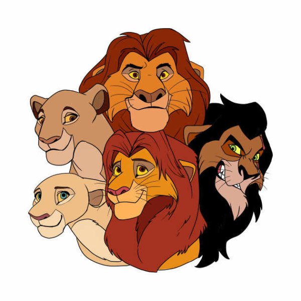 Король Лев Стикеры Симба