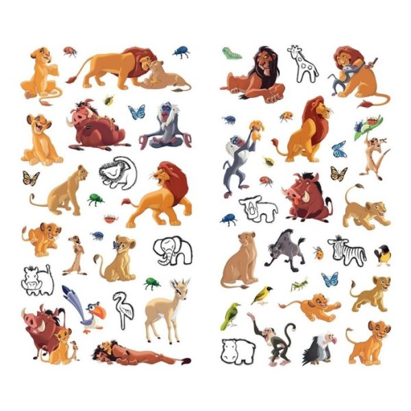 Король Лев наклейки