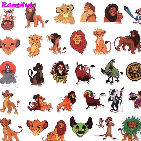 Наклейки персонажей из мультфильмов