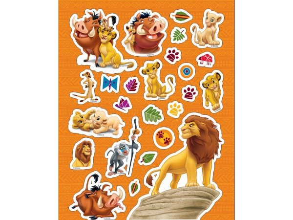 Росмэн набор 100 наклеек Disney Король Лев