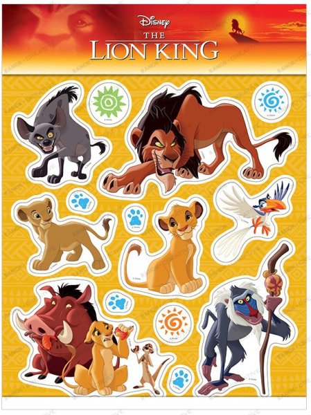 Журнал с наклейками Король Лев