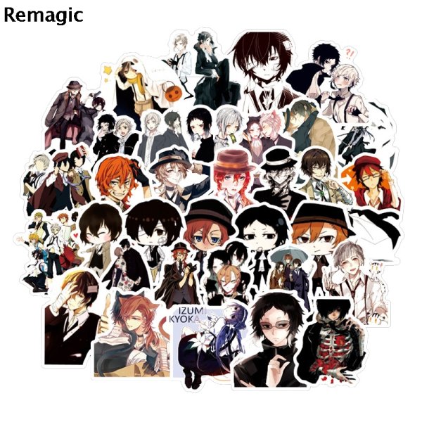 Стикеры по аниме бродячие псы