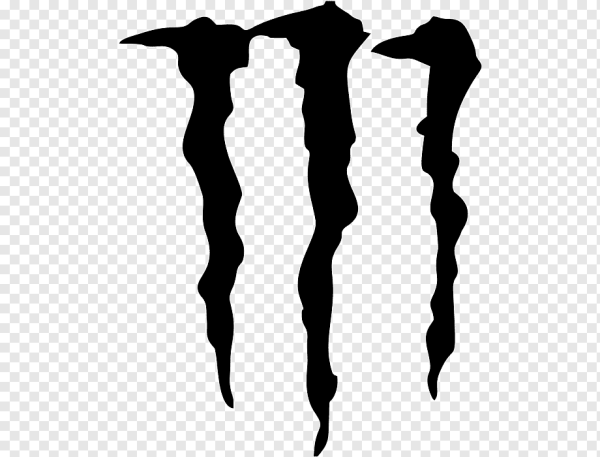 Логотип монстра на прозрачном фоне