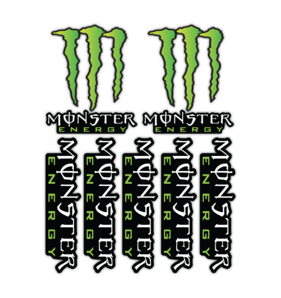 Monster Energy наклейки печать