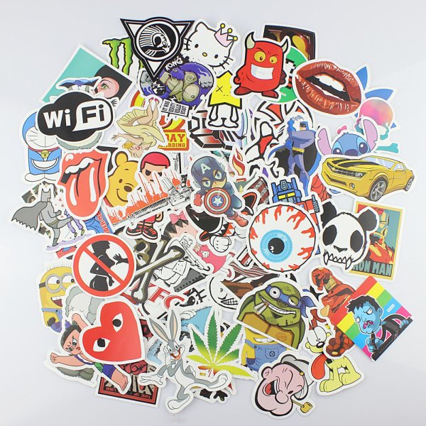 Наклейки для значков