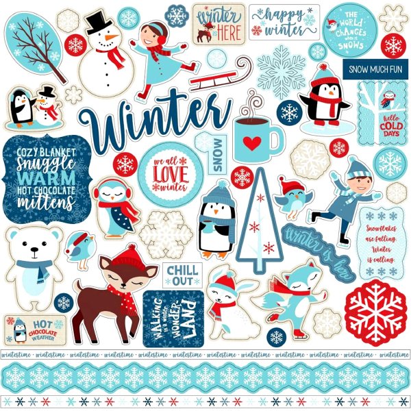 Зимние Стикеры