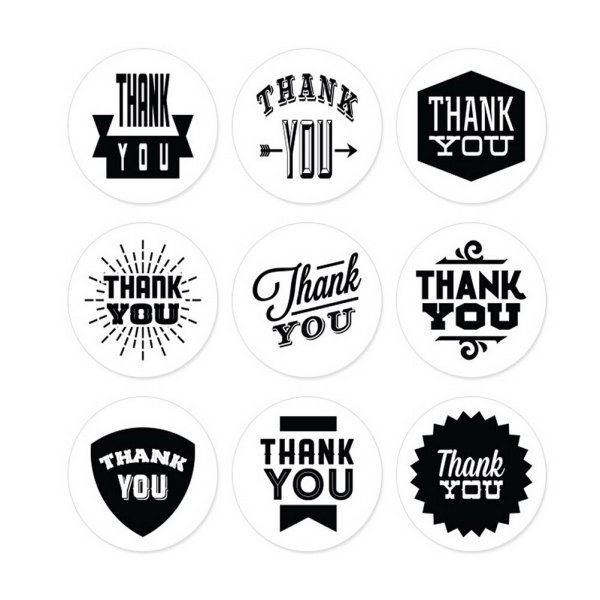 Стикеры для распечатки черно белые