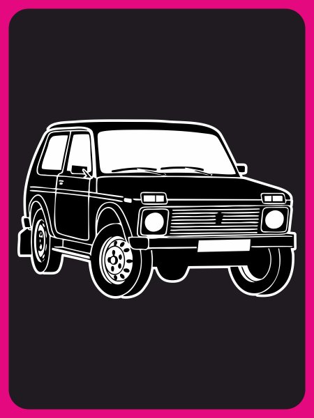 Наклейки на ниву 4х4