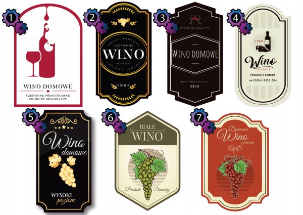 Этикетка на бутылку