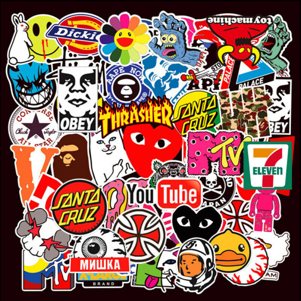 Прикольные наклейки на ноутбук