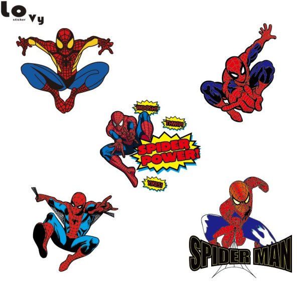 Наклейка - человек - паук