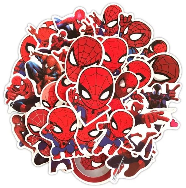 Человек паук наклейки для детей