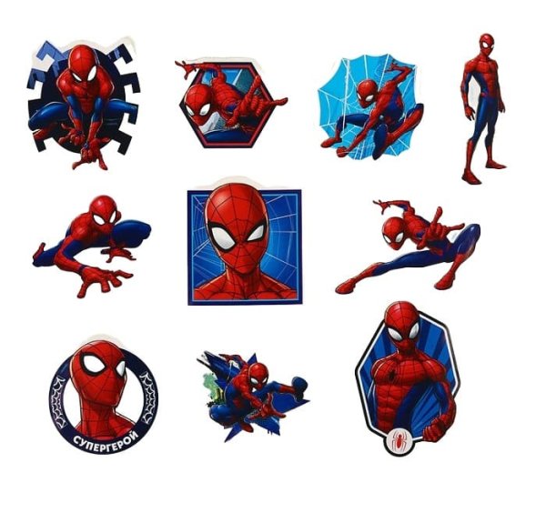 Наклейка - человек - паук