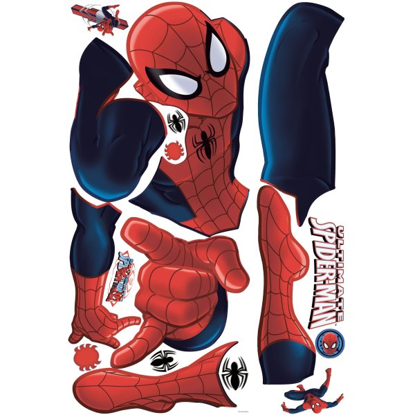 Наклейка - человек - паук