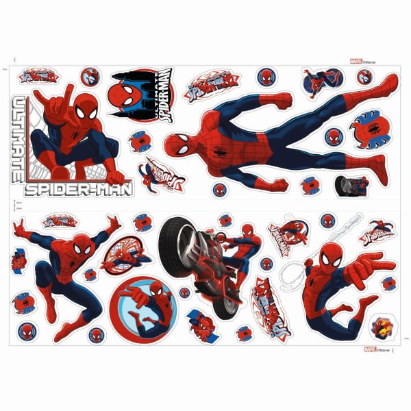 Наклейка - человек - паук