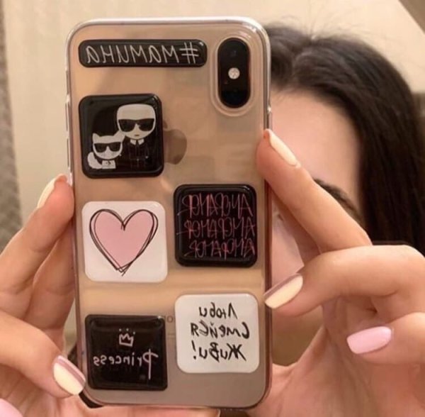 3д Стикеры на чехол