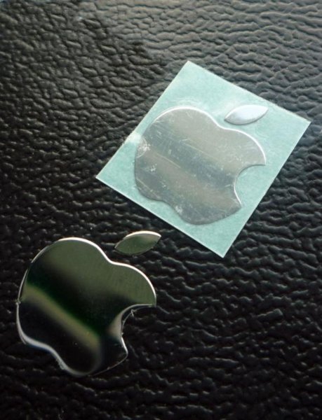 Наклейка Apple logo Metal