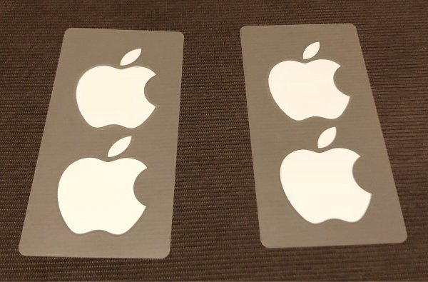 Наклейки яблоко Apple