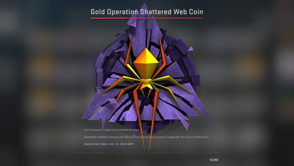 Монета операции Расколотая сеть