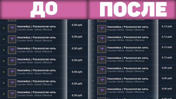 Наклейки Расколотая сеть