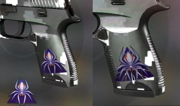 Наклейка паутина КС го