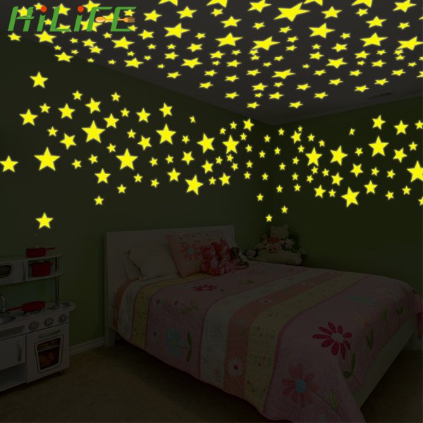 Светящиеся звезды на потолок