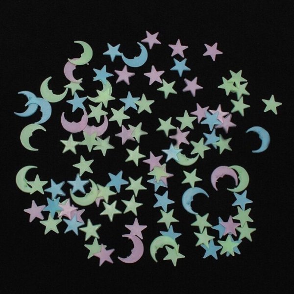 Наклейки звезды светящиеся в темноте