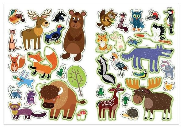 Наклейки животных