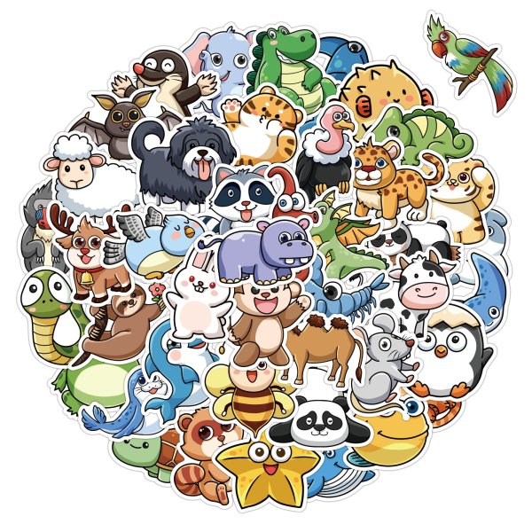 Животные (с наклейками)_