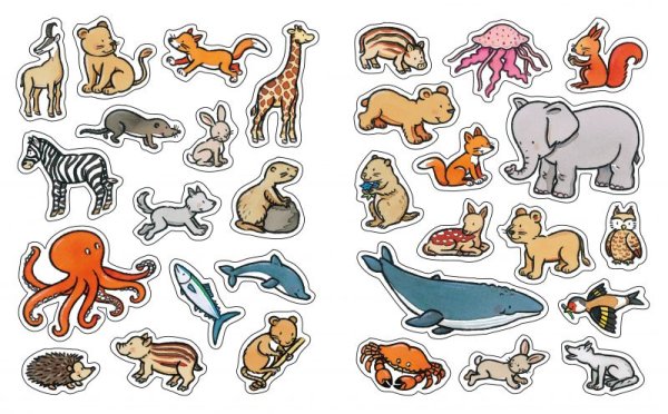 Наклейки животных