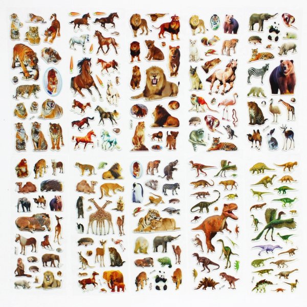 Наклейки животных