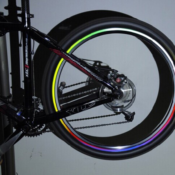 Светоотражающие наклейки на раму велосипеда