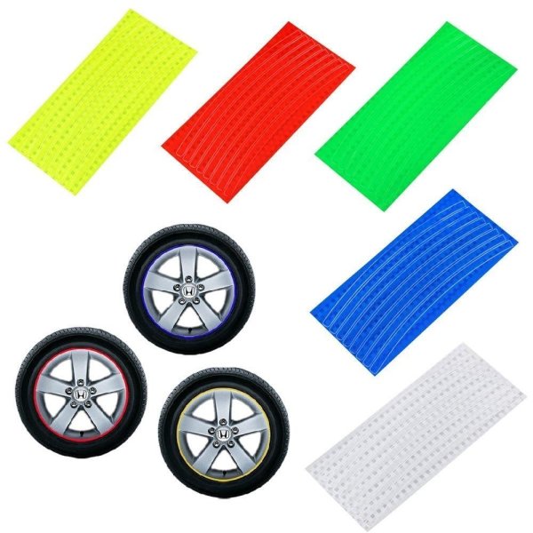 Наклейки на обод колеса велосипеда