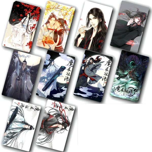 Наклейки для карт аниме