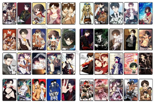 Наклейки Наруто карты