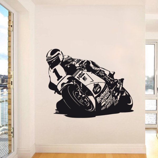Наклейки на стену мотоцикл
