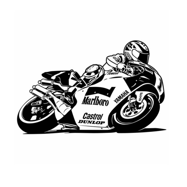 Мотоциклы с наклейками