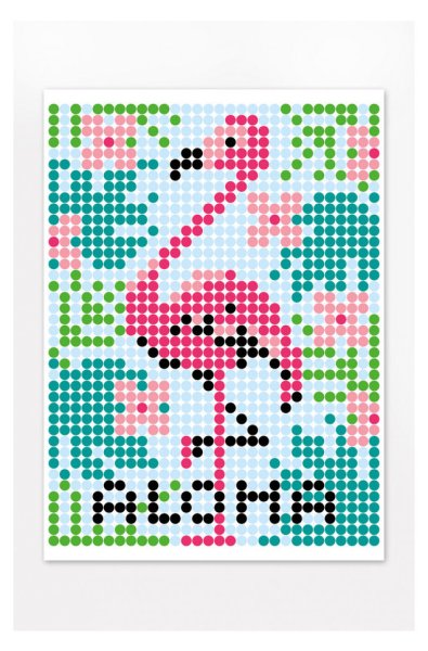 Рисуем наклейками по номерам