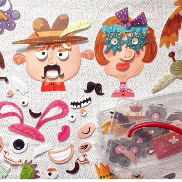 Веселый портрет