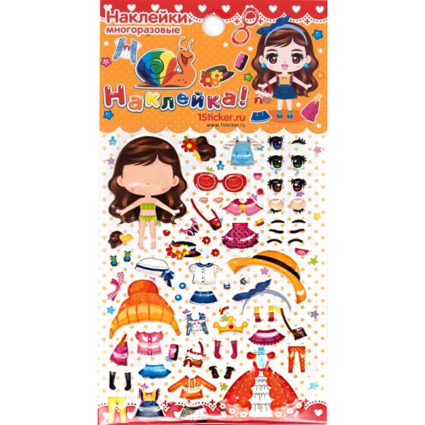 Наклейка девочка